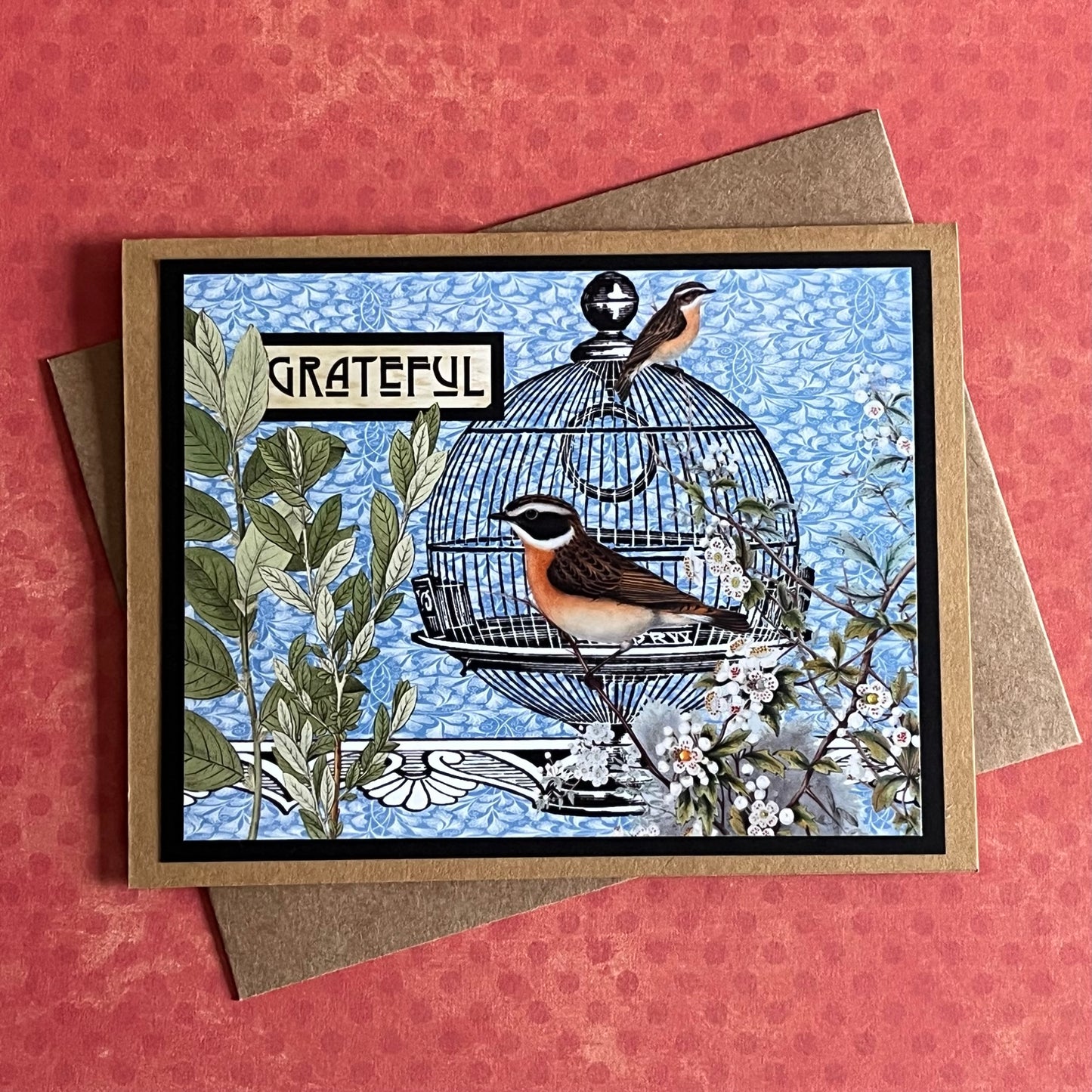 Grateful Thankful Joyful Blessed Note Cards Four Pack