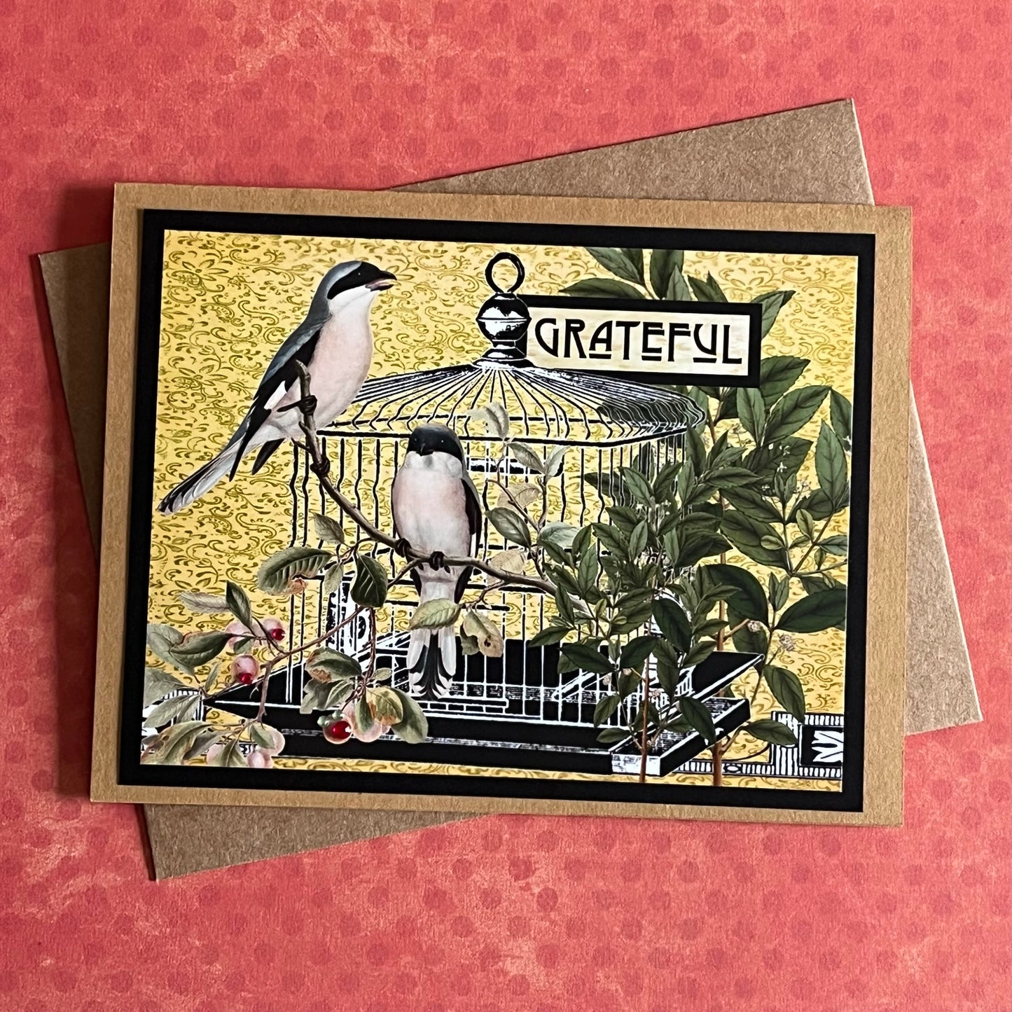 Grateful Thankful Joyful Blessed Note Cards Four Pack