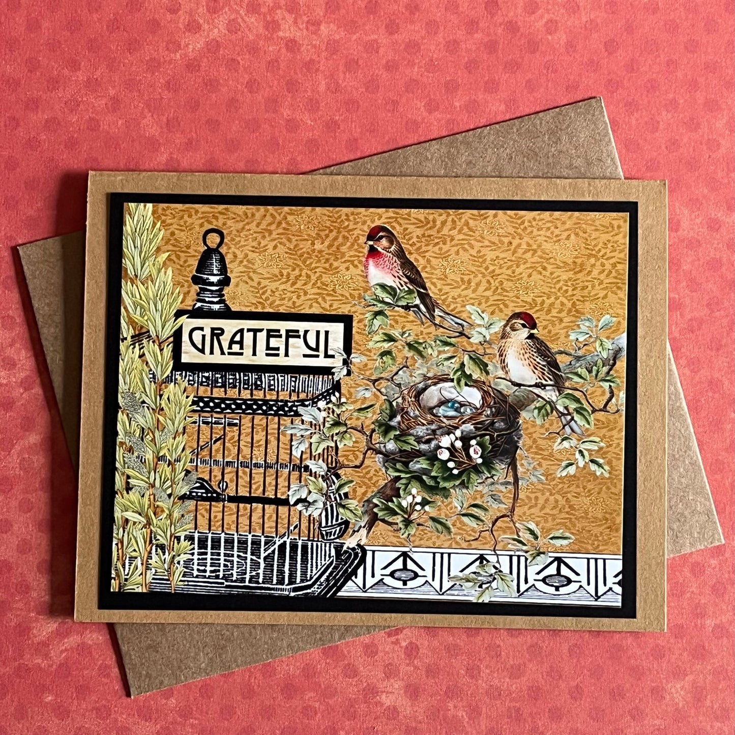 Grateful Thankful Joyful Blessed Note Cards Four Pack