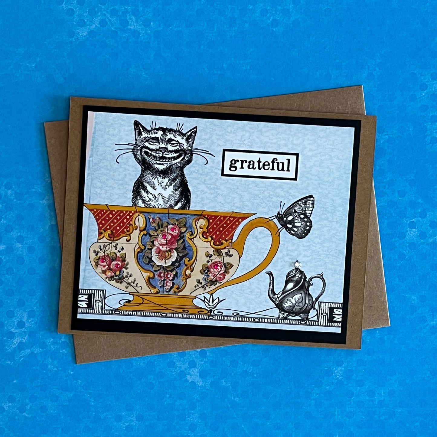 Grateful Thankful Joyful Blessed Note Cards Four Pack