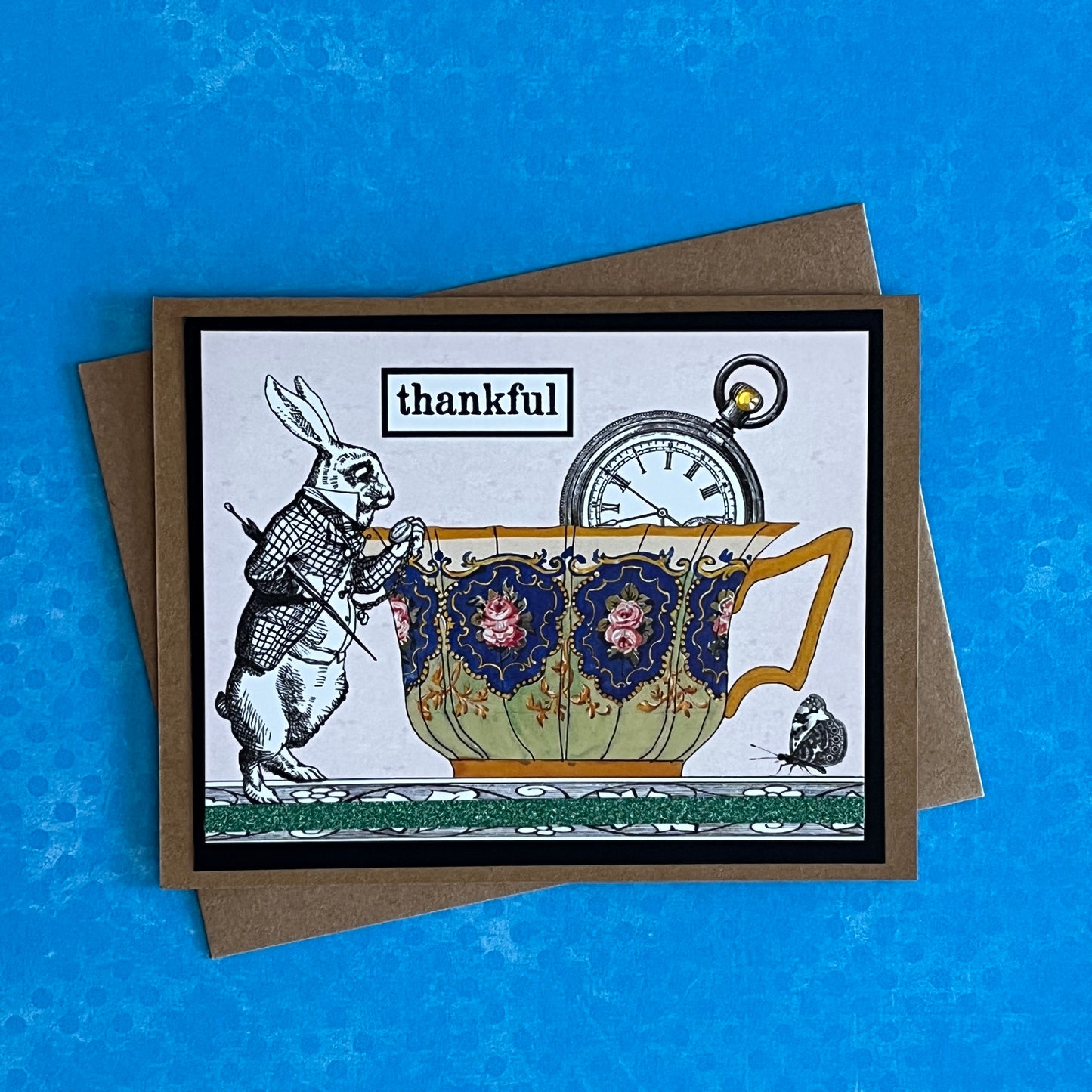Grateful Thankful Joyful Blessed Note Cards Four Pack