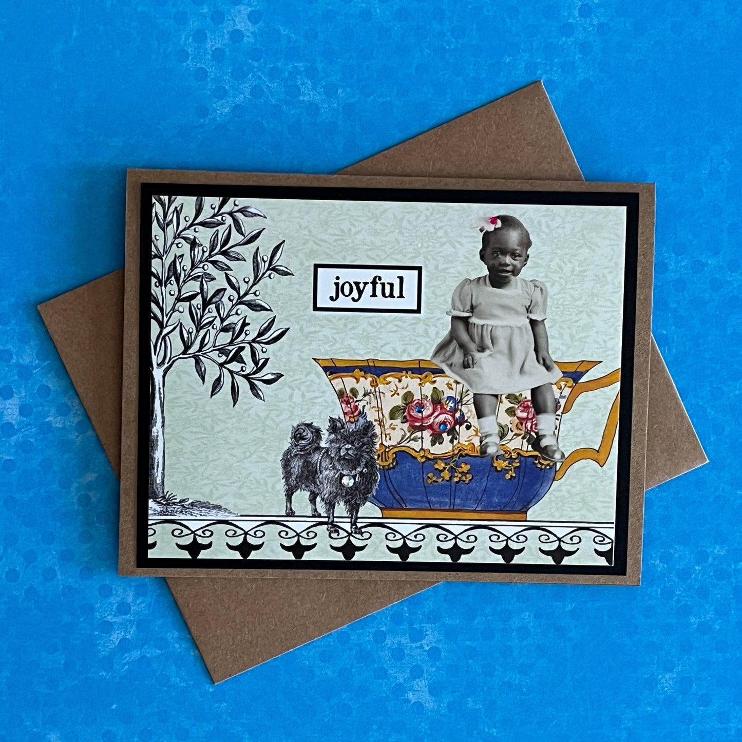 Grateful Thankful Joyful Blessed Note Cards Four Pack