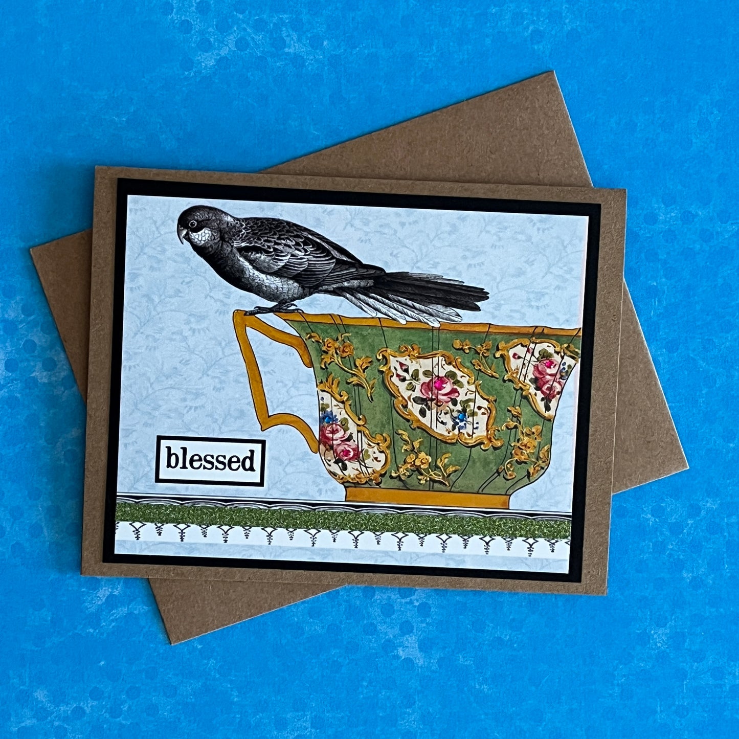 Grateful Thankful Joyful Blessed Note Cards Four Pack