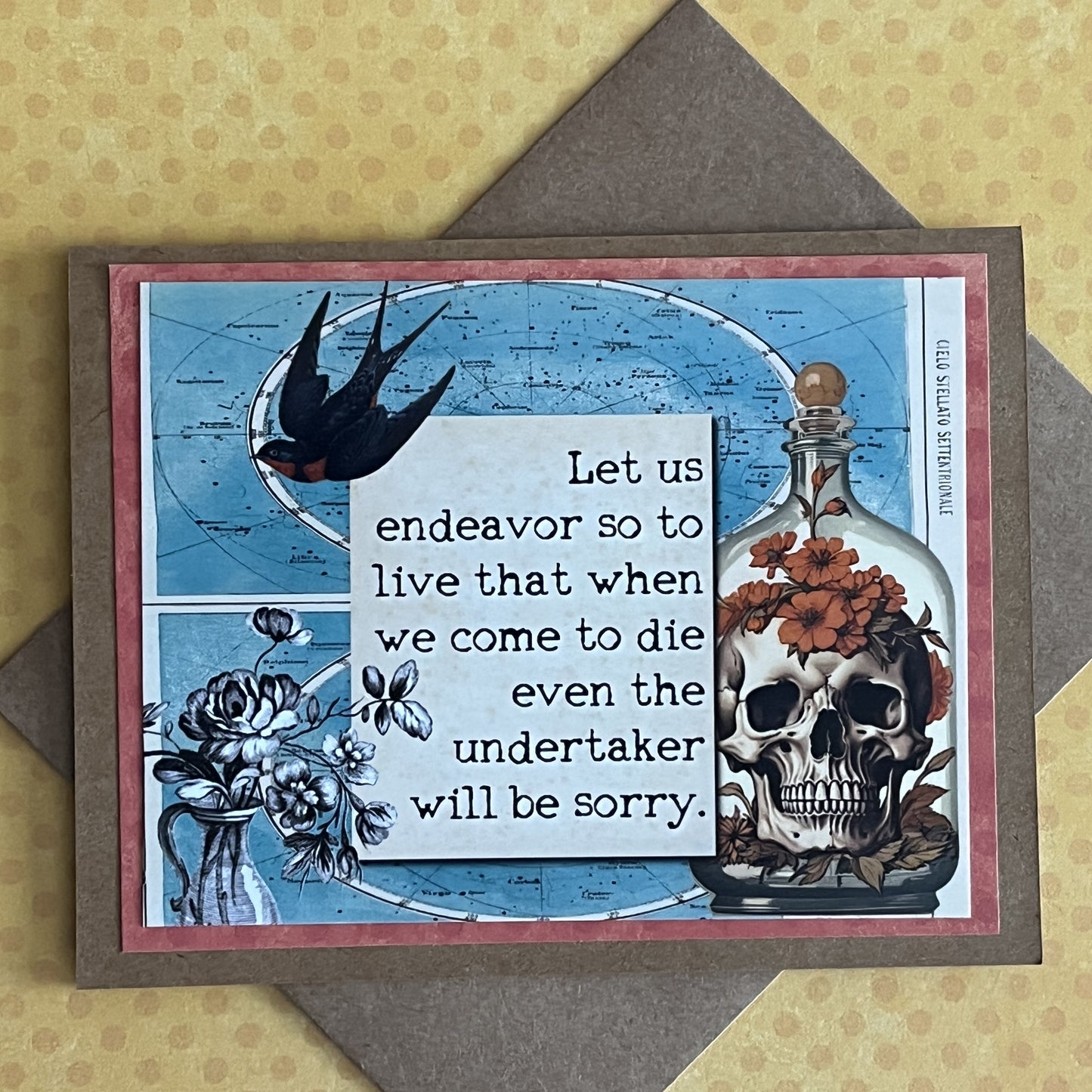 Quote Note Cards Three Pack - One Original Two Prints