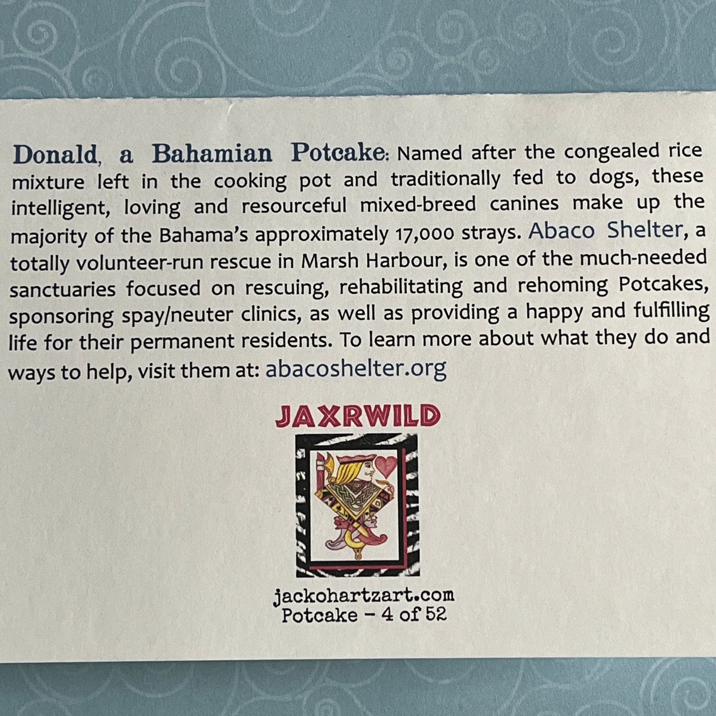 SALE 4 of 52 - Bahamian Potcake
