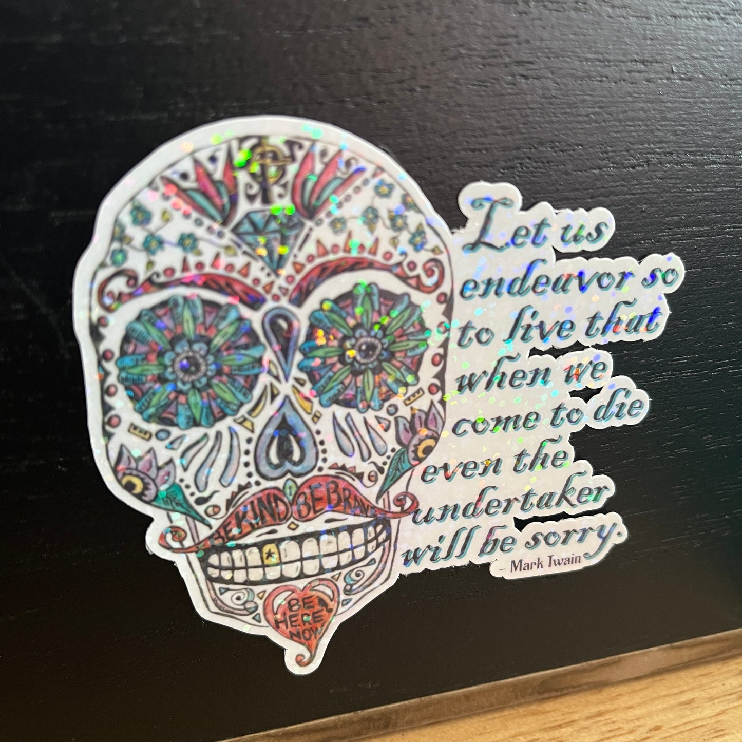 Sugar Skull Mark Twain
