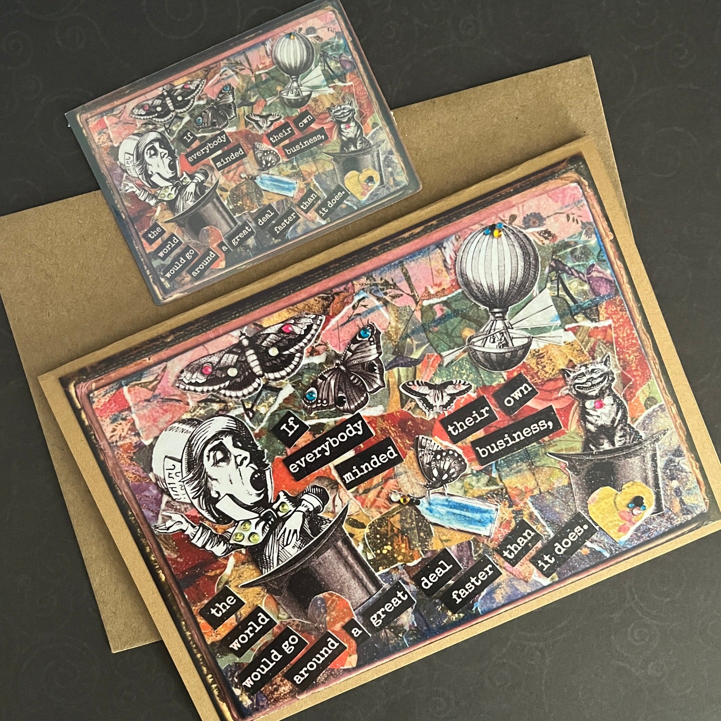 Mini Montage - Greeting Card & Sticker Pack
