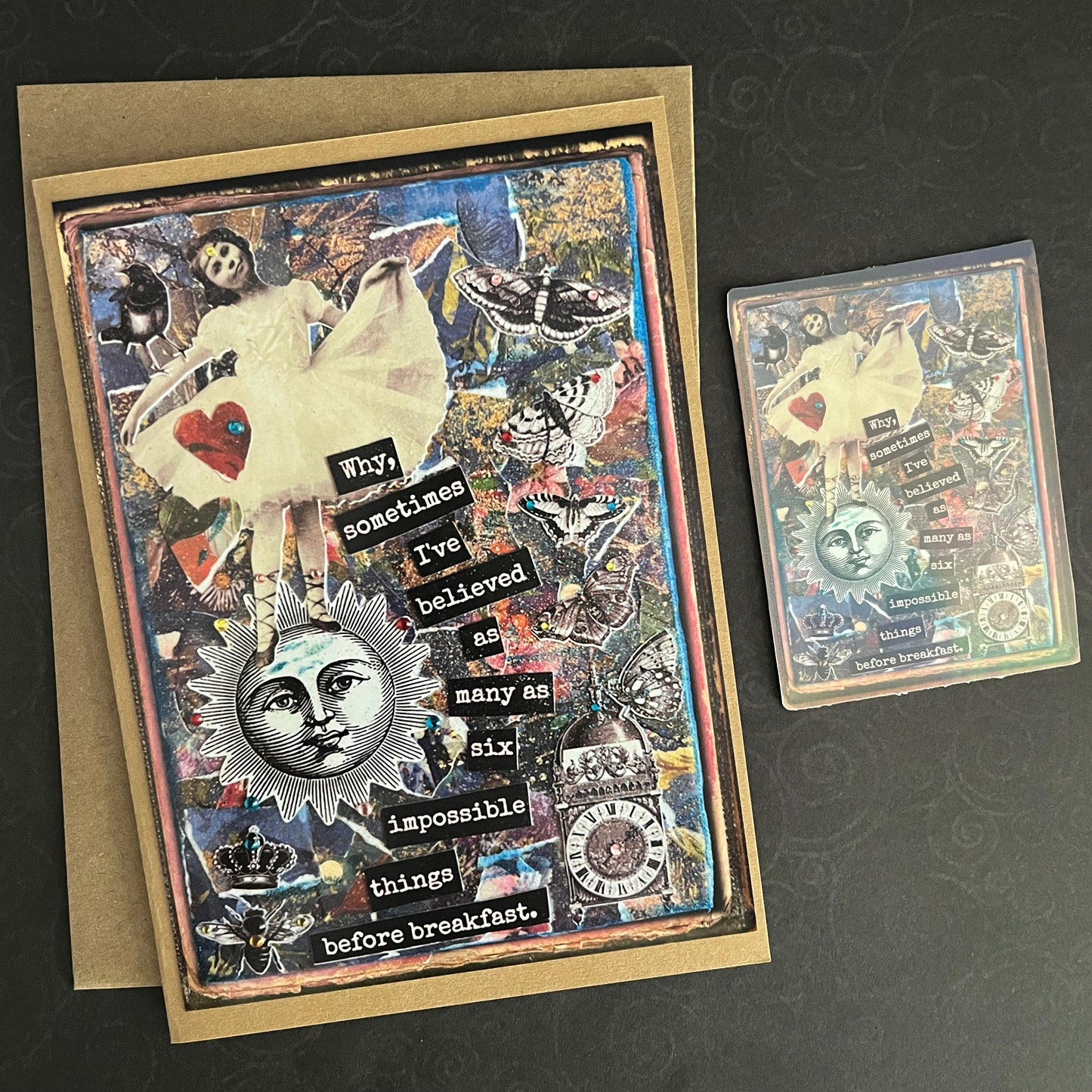 Mini Montage - Greeting Card & Sticker Pack
