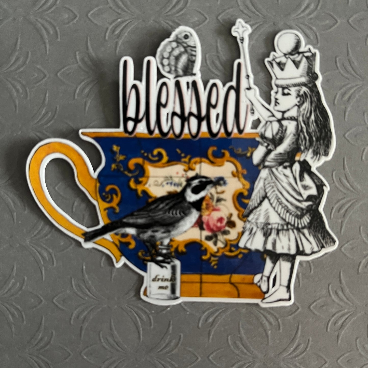 Alice in Wonderland Teacup Stickers