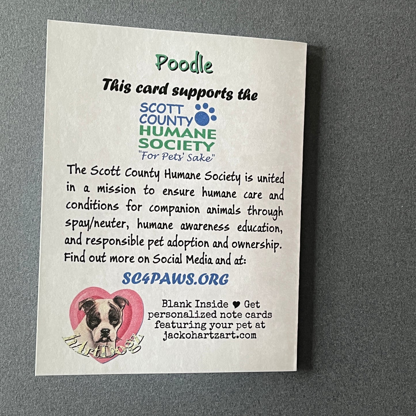 hArtDogz Breed Note Cards 2 pack