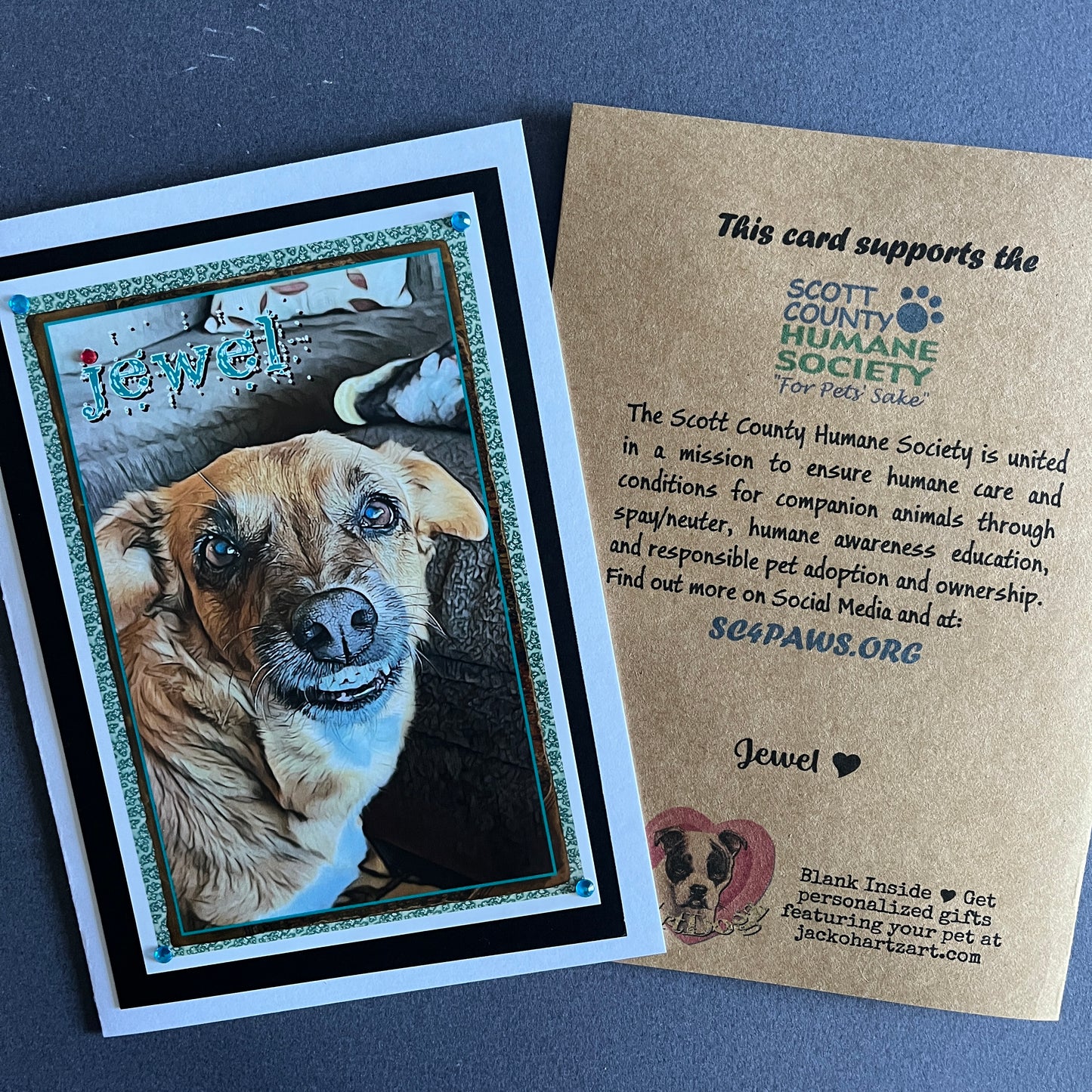 Personalized Pet Greeting Card