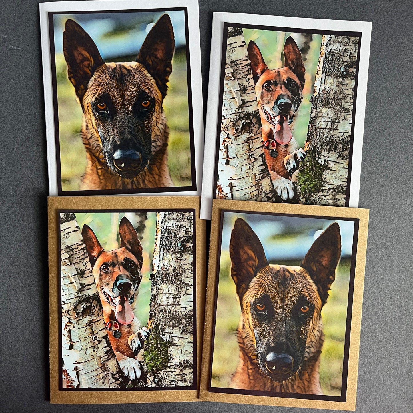 hArtDogz Breed Note Cards 2 pack