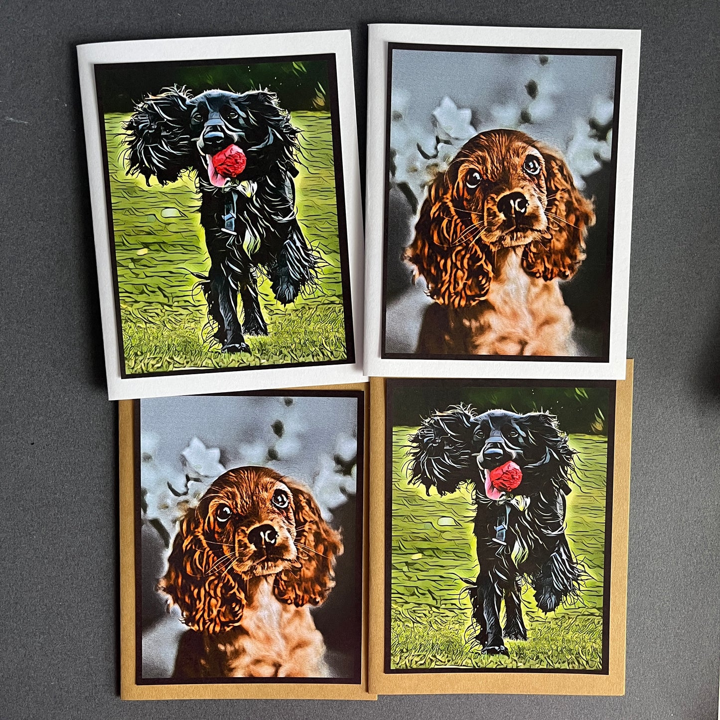 hArtDogz Breed Note Cards 2 pack