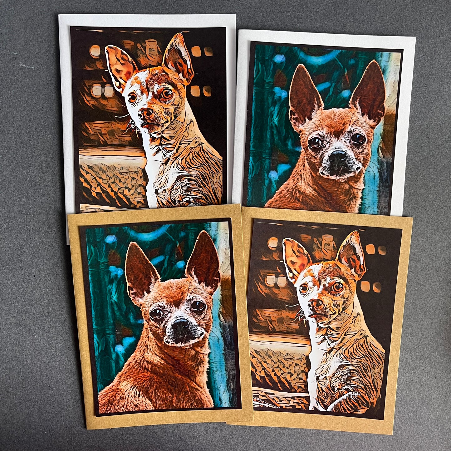 hArtDogz Breed Note Cards 2 pack