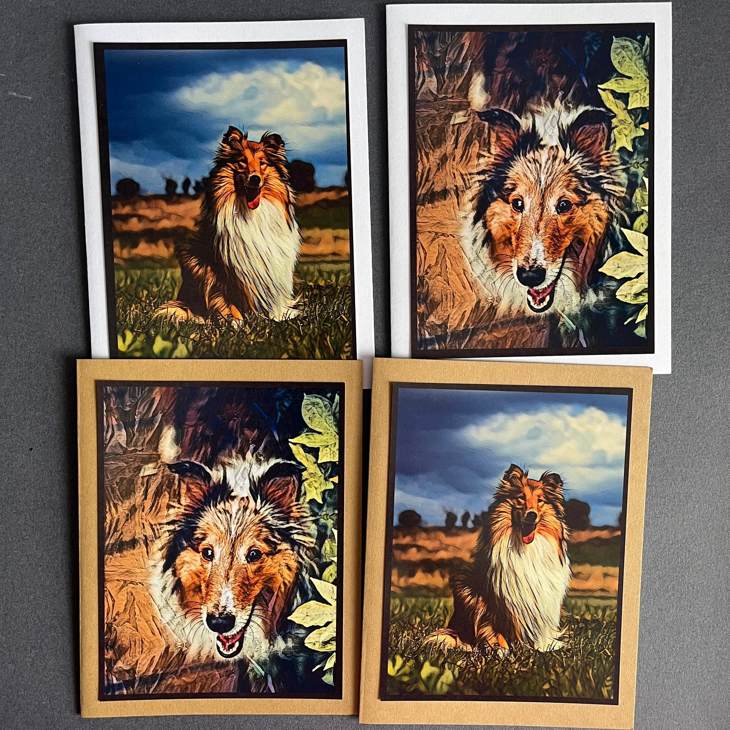 hArtDogz Breed Note Cards 2 pack