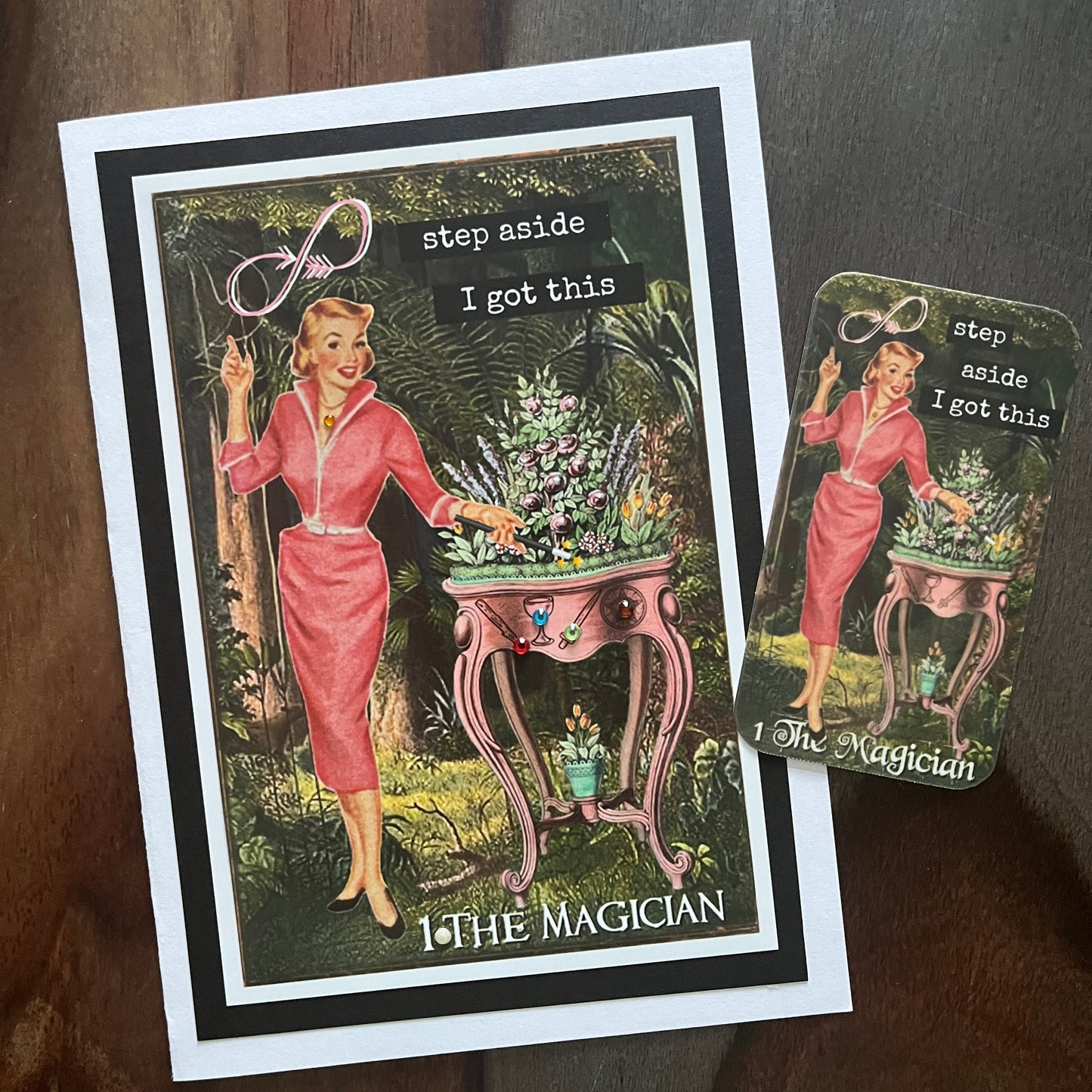 Major Arcana Tarot Greeting Card & Sticker Pack