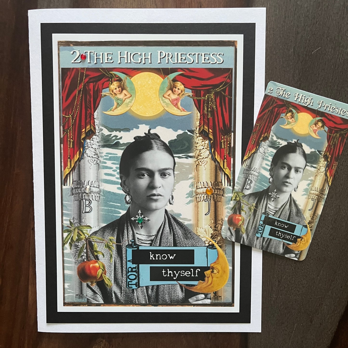 Major Arcana Tarot Greeting Card & Sticker Pack