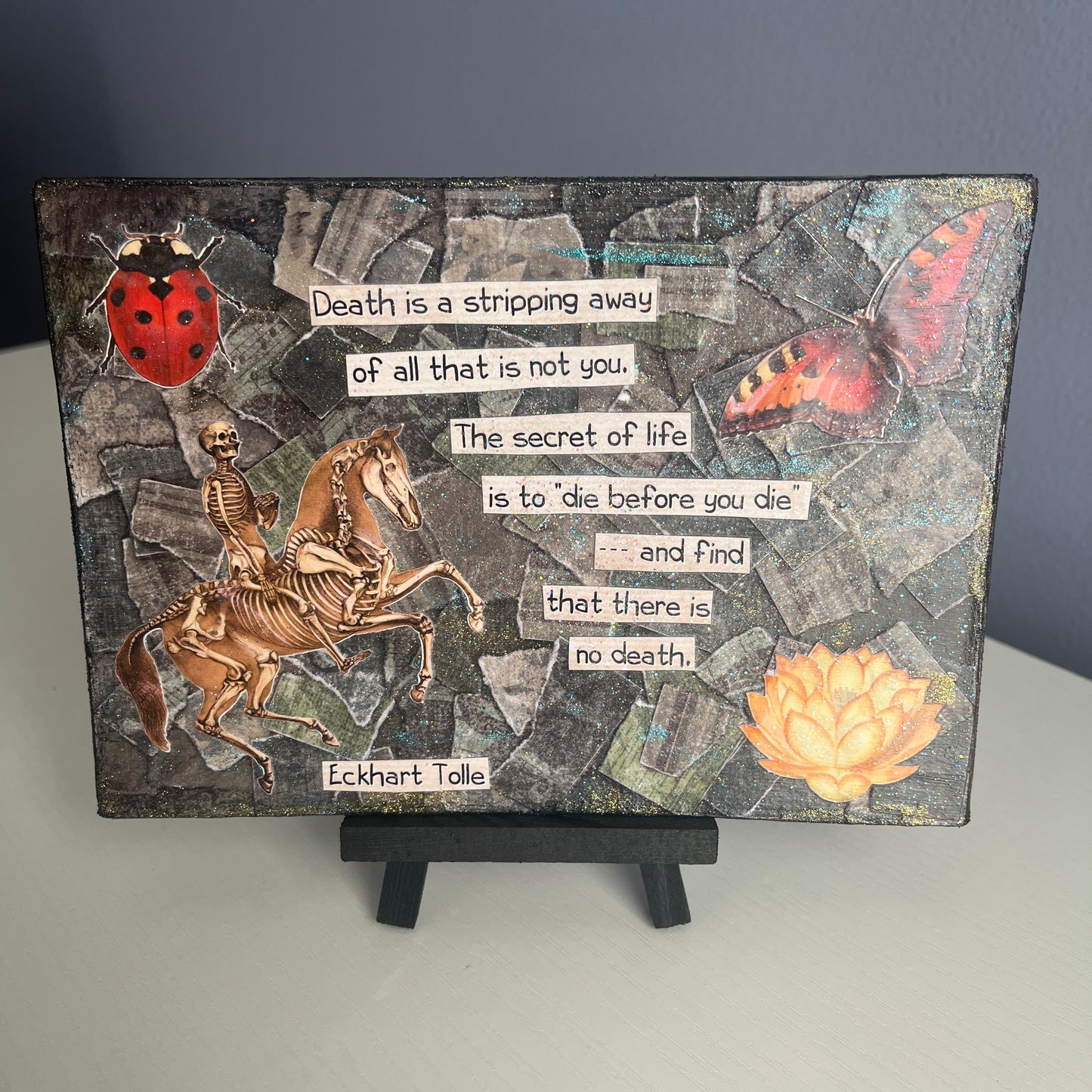 Memento Mori Original Collage