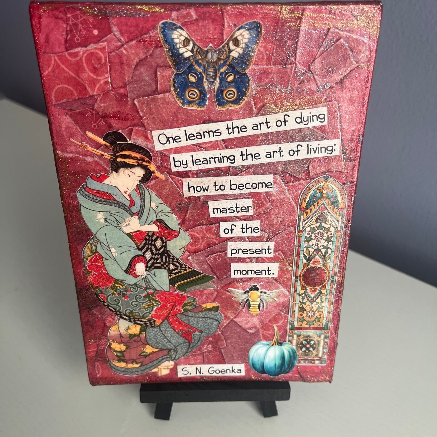 Memento Mori Original Collage