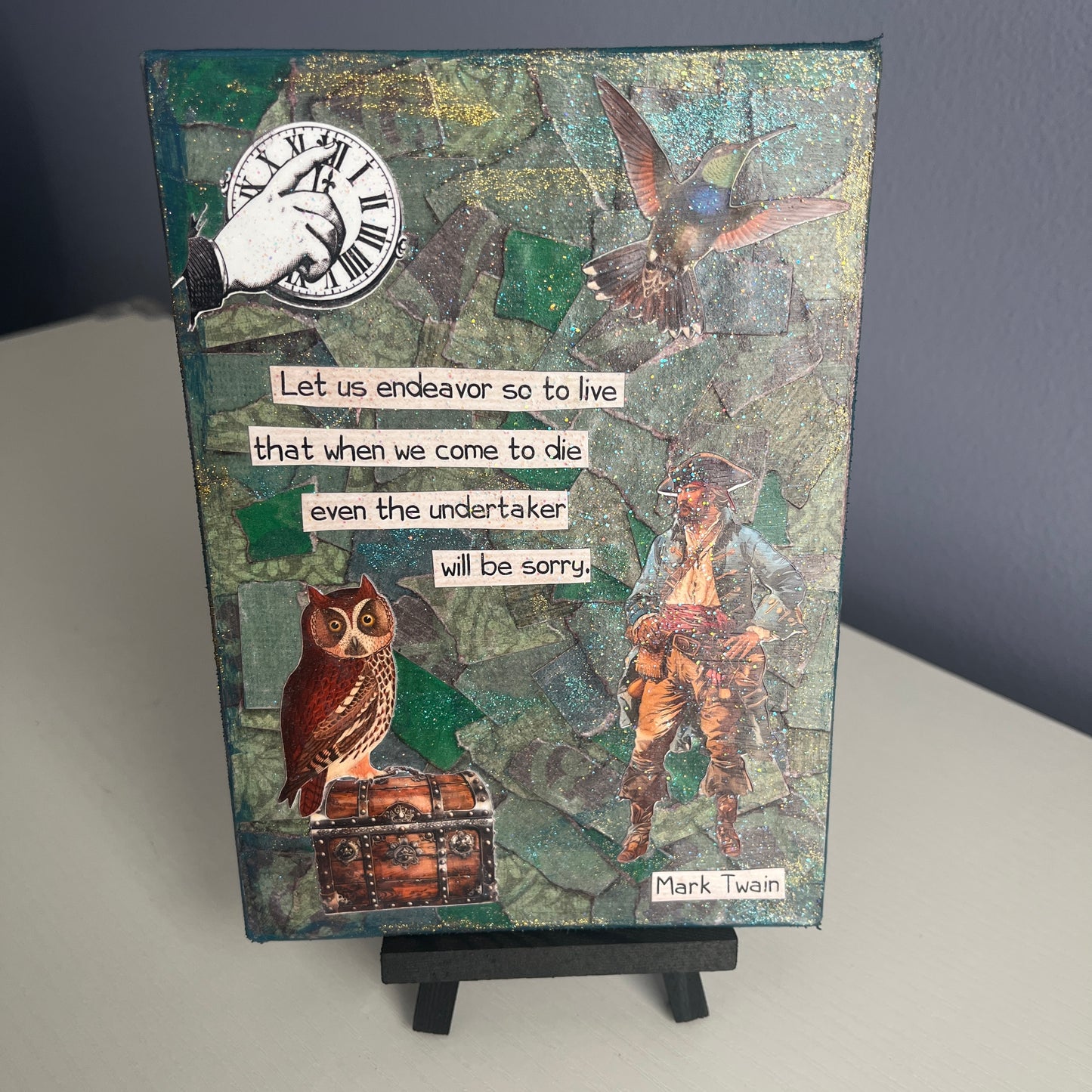 Memento Mori Original Collage