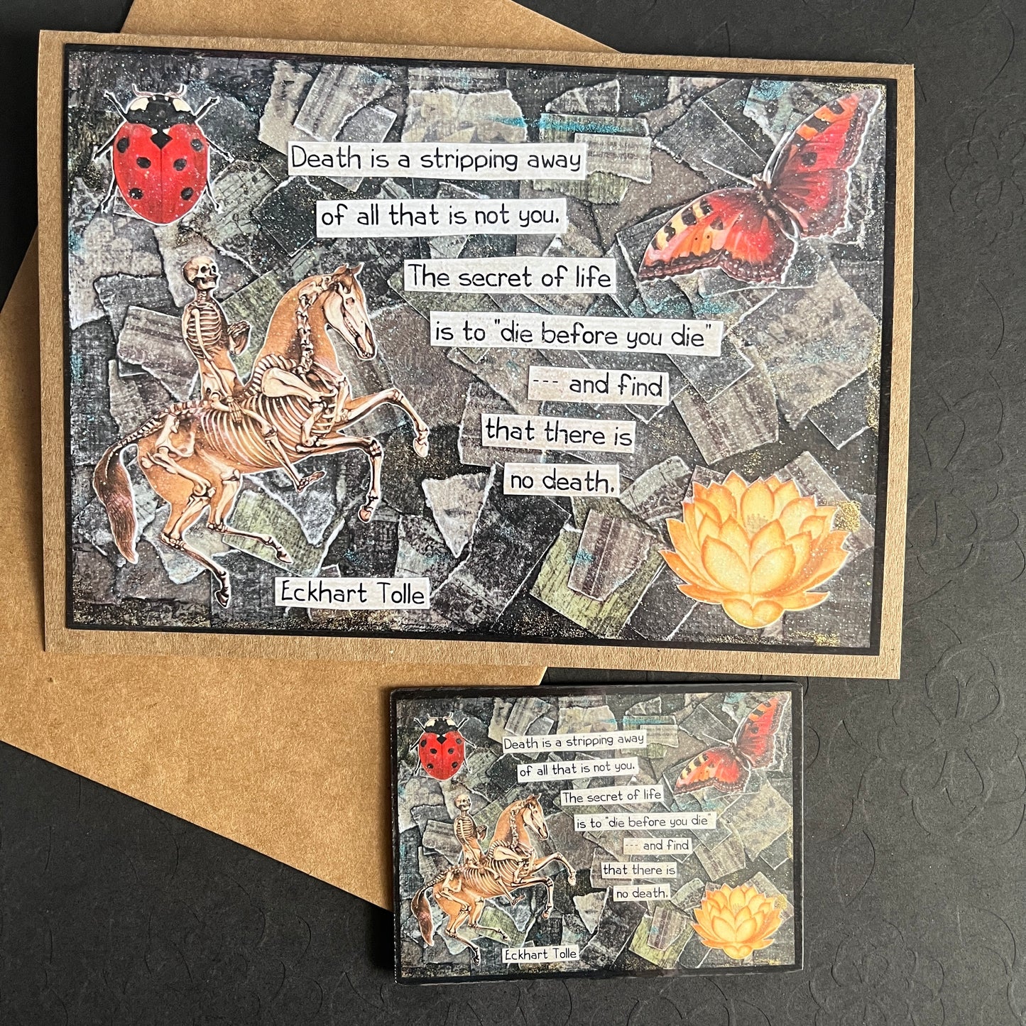 Memento Mori Greeting Card & Sticker Pack