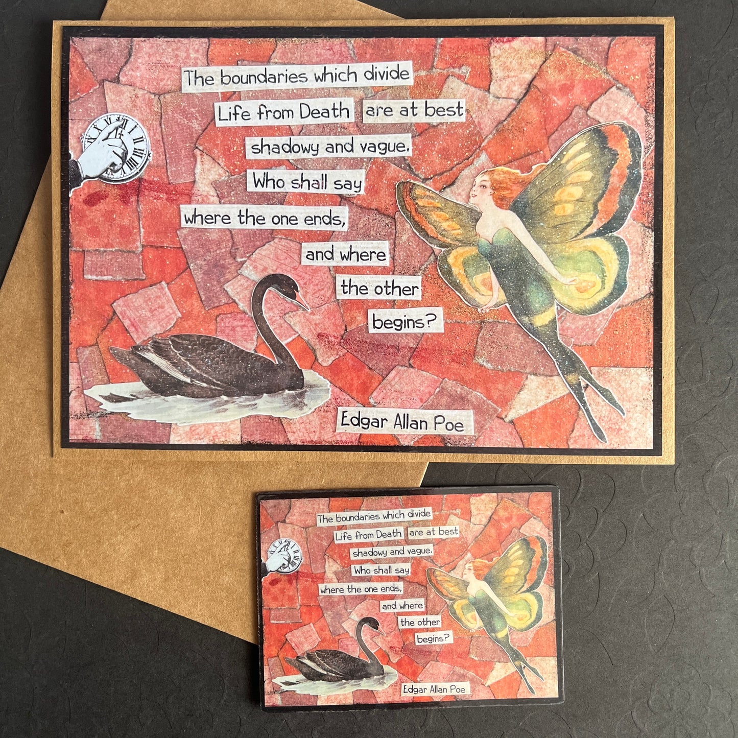 Memento Mori Greeting Card & Sticker Pack