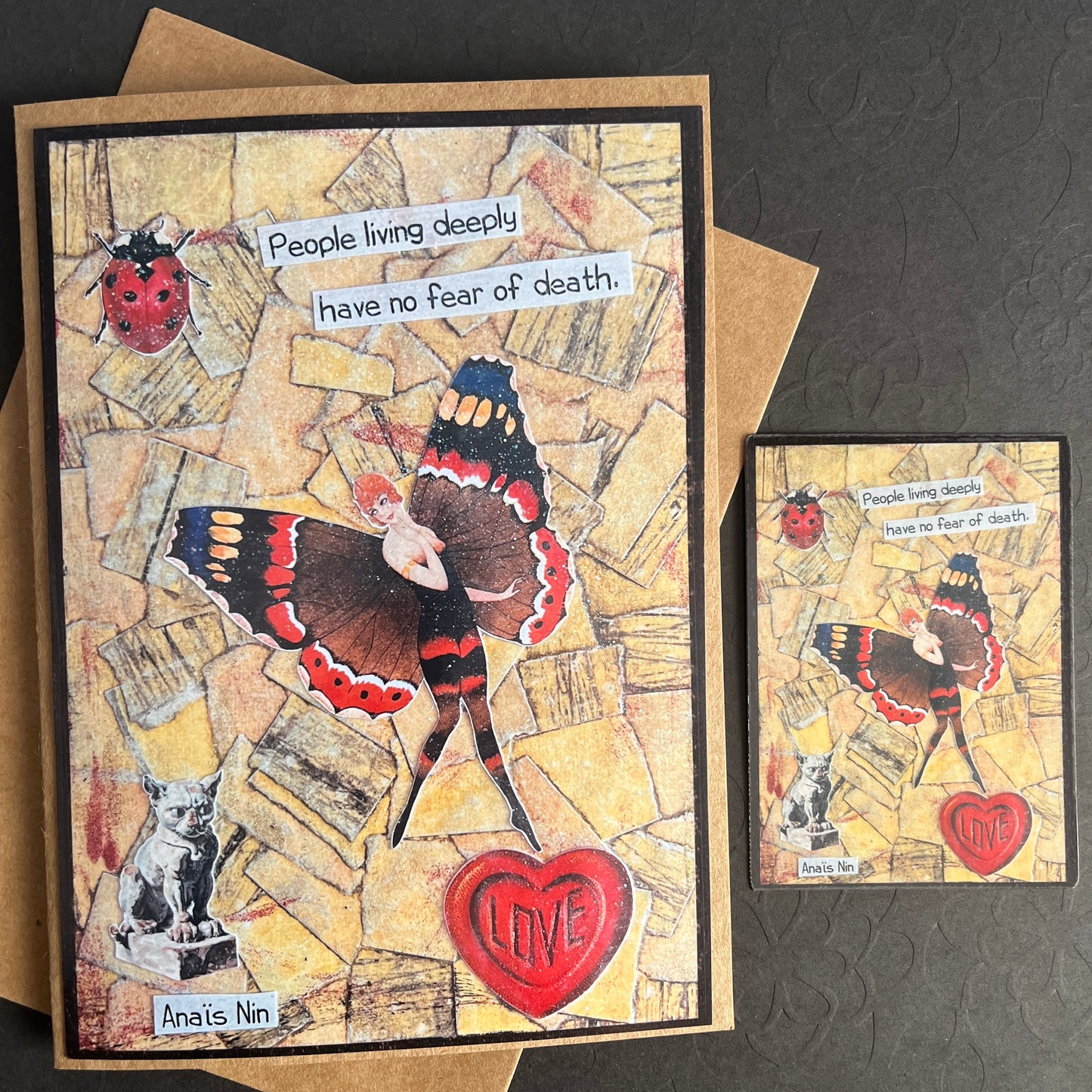 Memento Mori Greeting Card & Sticker Pack