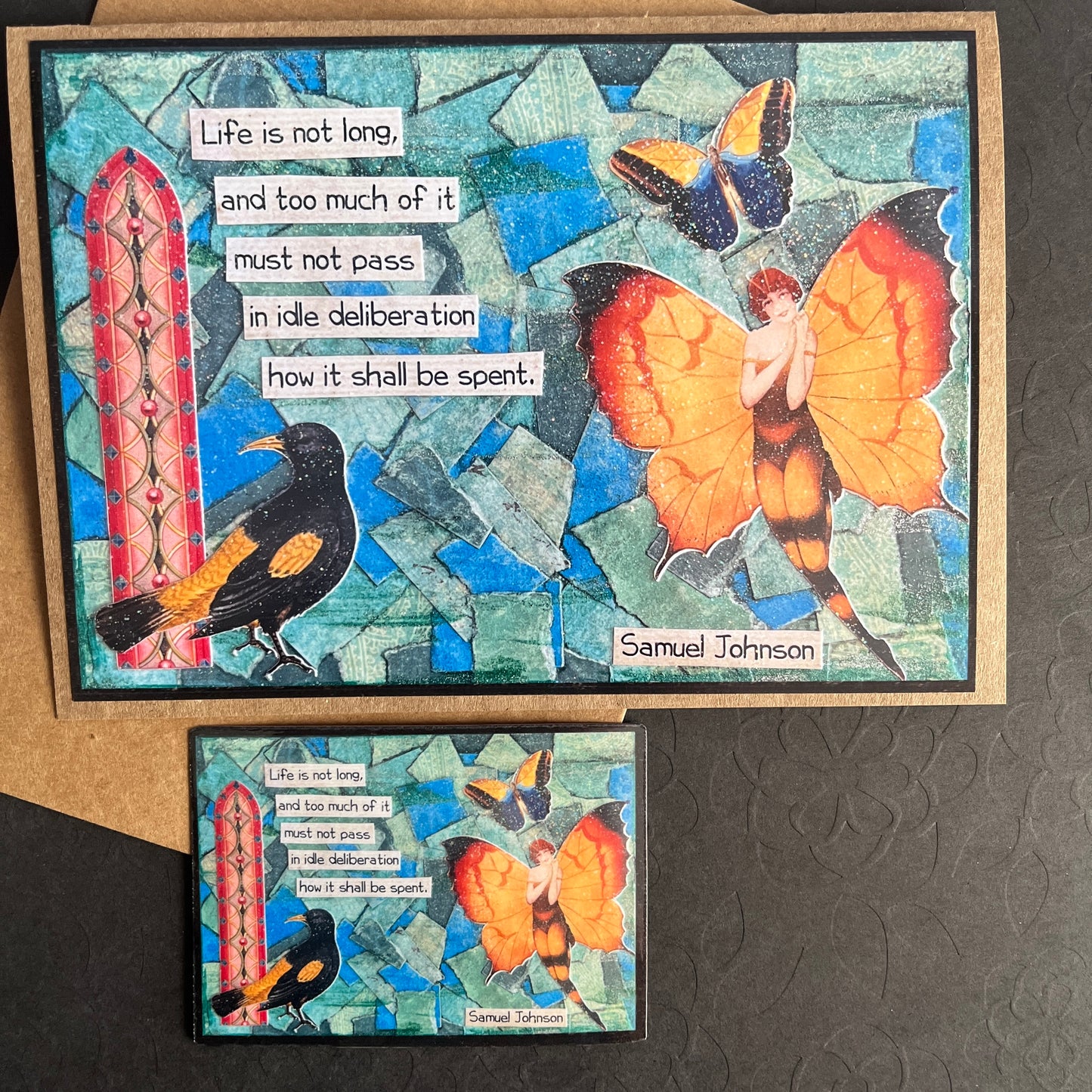 Memento Mori Greeting Card & Sticker Pack