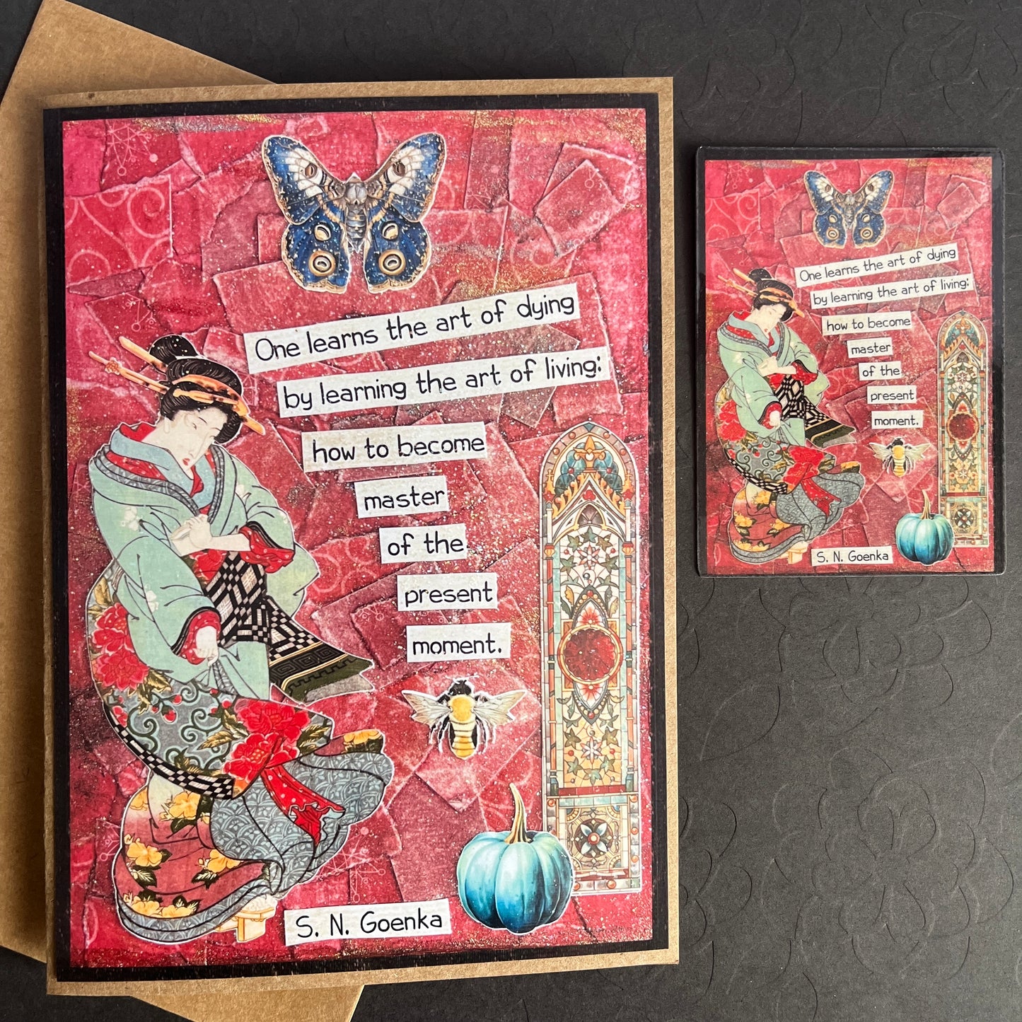 Memento Mori Greeting Card & Sticker Pack