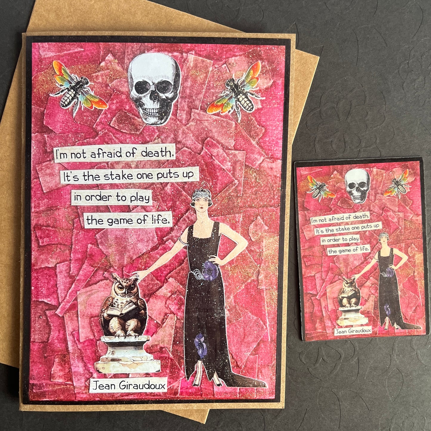 Memento Mori Greeting Card & Sticker Pack