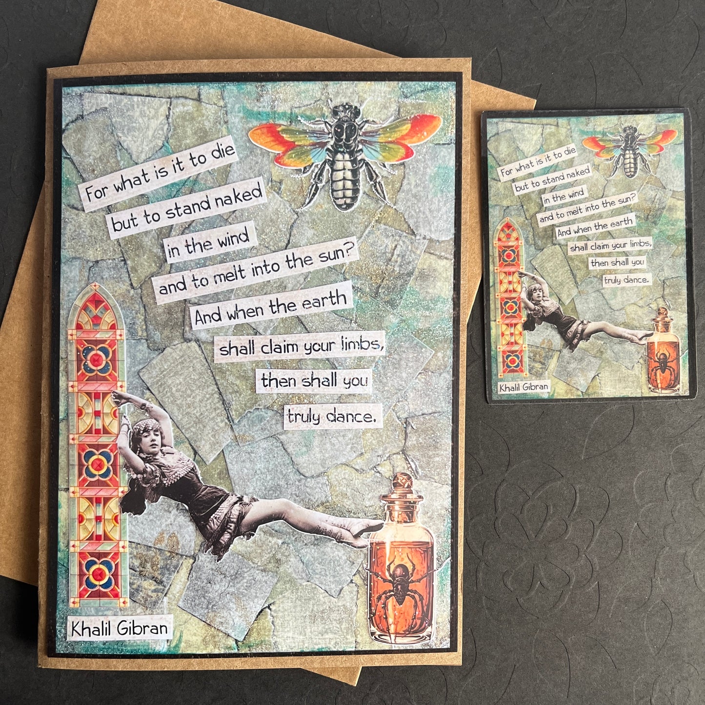 Memento Mori Greeting Card & Sticker Pack