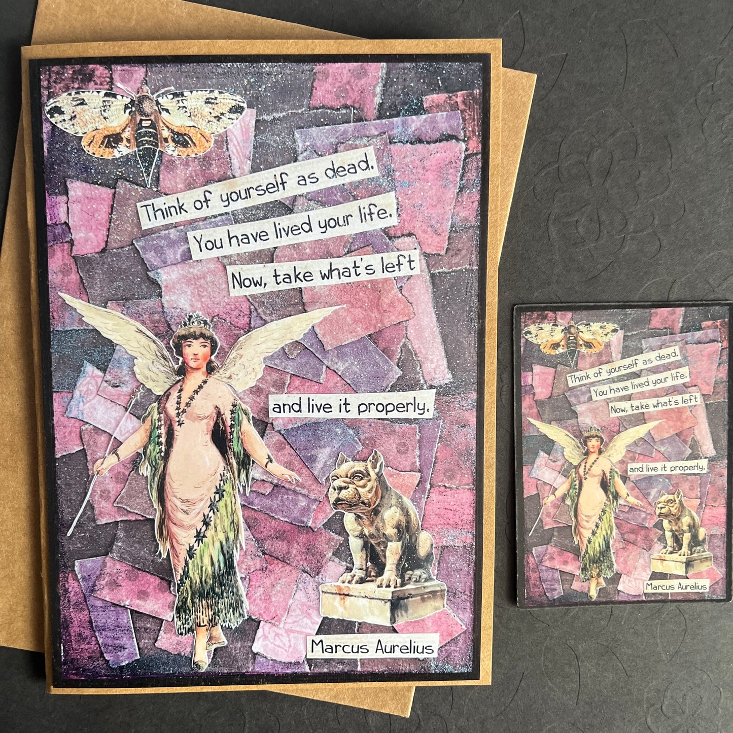 Memento Mori Greeting Card & Sticker Pack