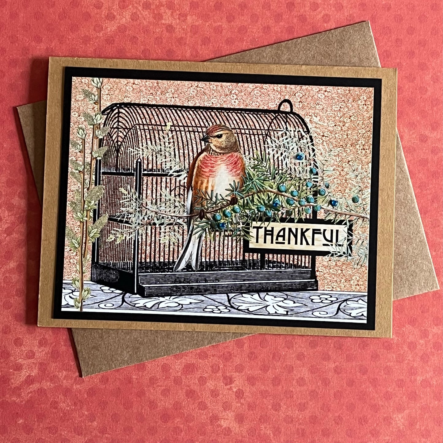 Grateful Thankful Joyful Blessed Note Cards Four Pack