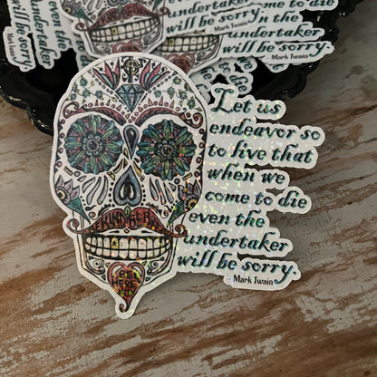 Sugar Skull Mark Twain