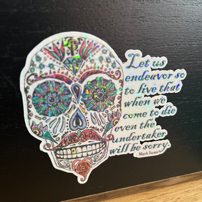 Sugar Skull Mark Twain