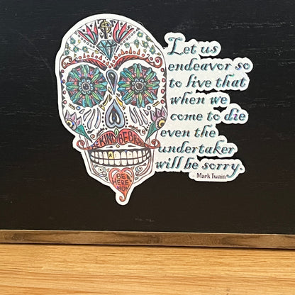 Sugar Skull Mark Twain