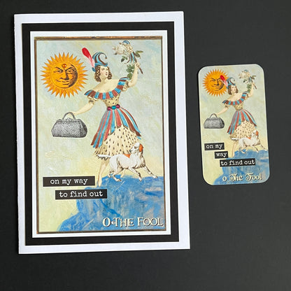 Major Arcana Tarot Greeting Card & Sticker Pack