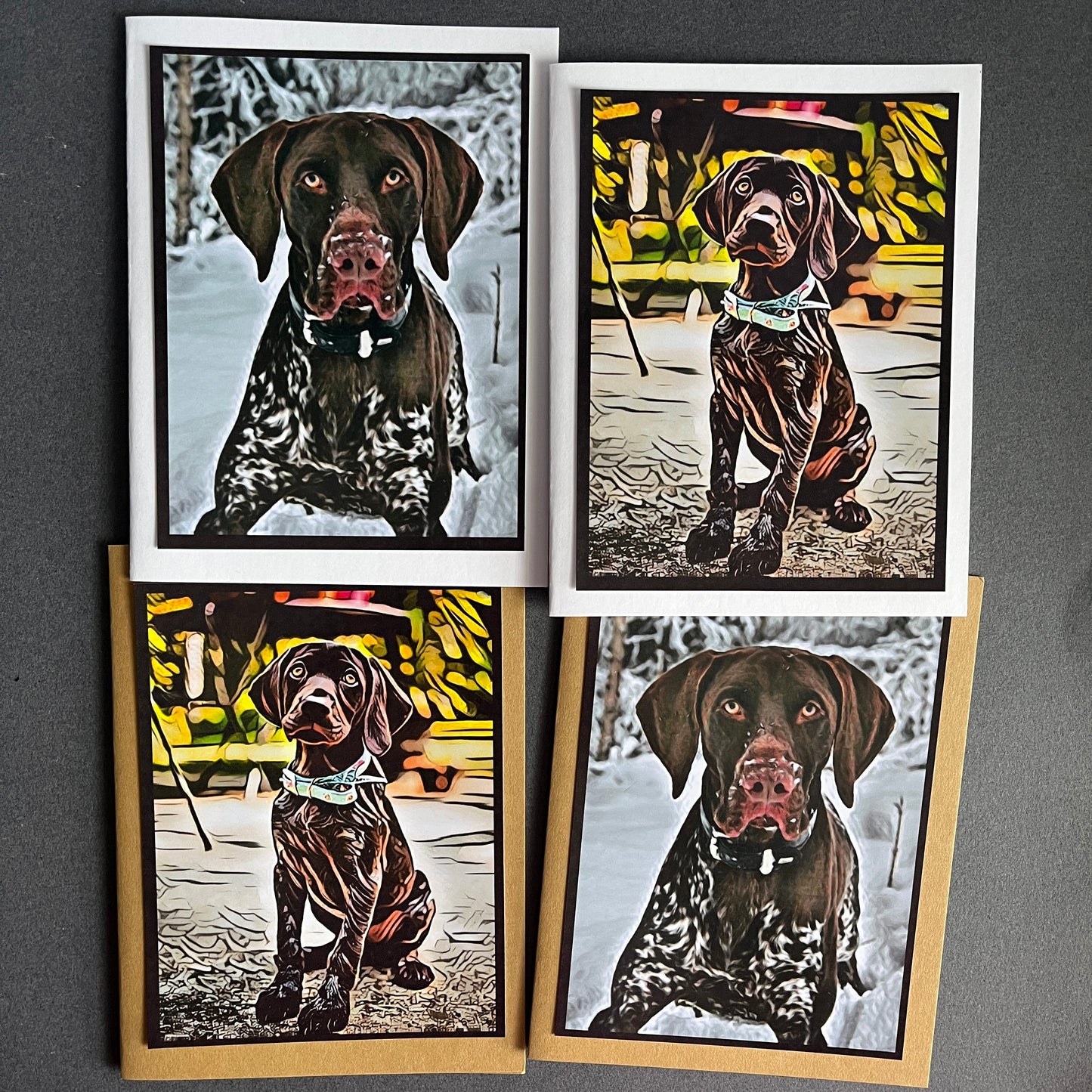 hArtDogz Breed Note Cards 2 pack
