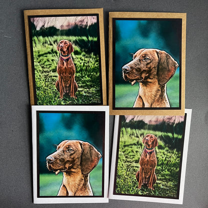 hArtDogz Breed Note Cards 2 pack