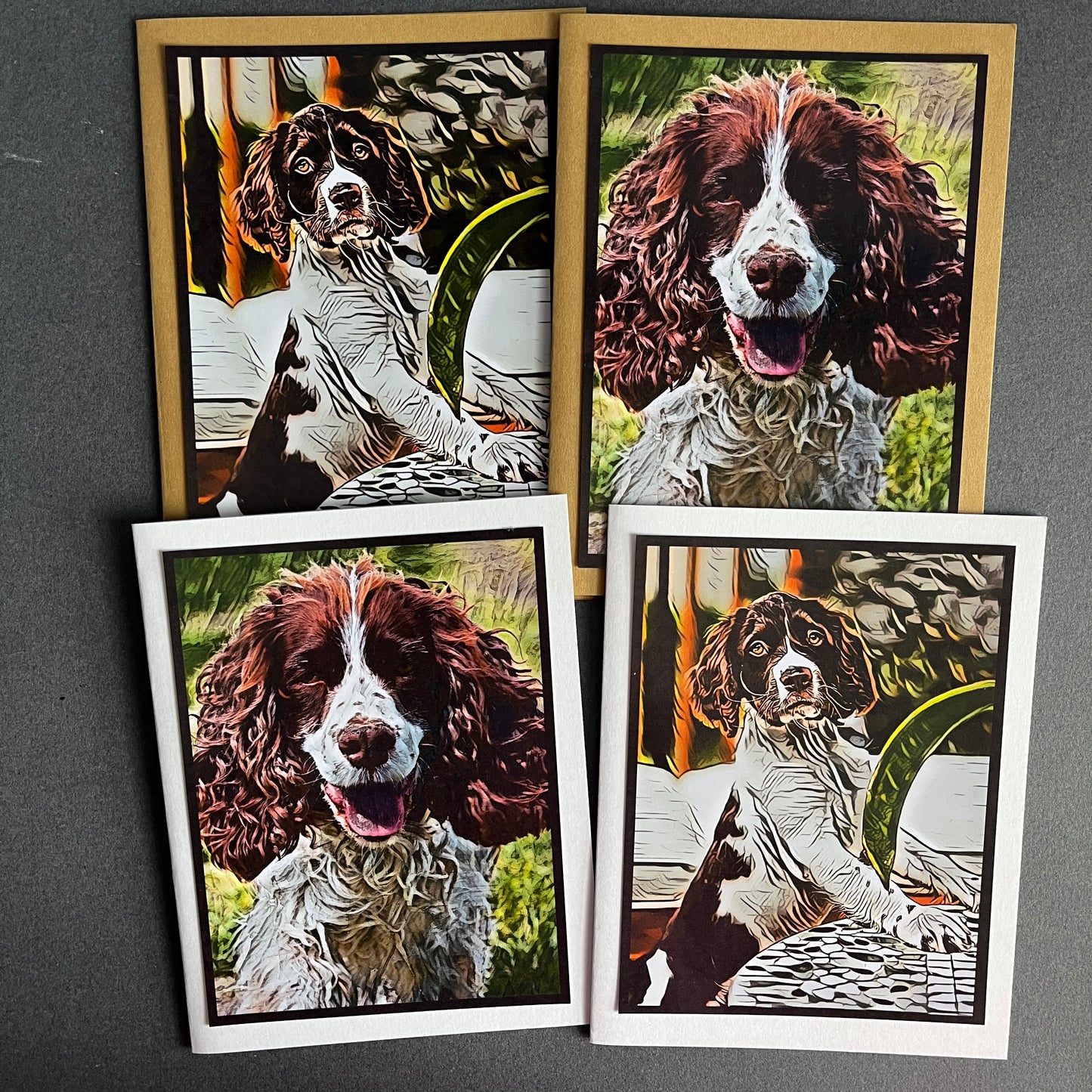 hArtDogz Breed Note Cards 2 pack