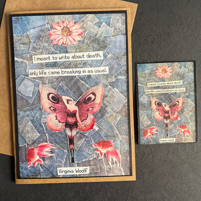 Memento Mori Greeting Card & Sticker Pack