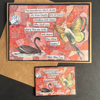 Memento Mori Greeting Card & Sticker Pack