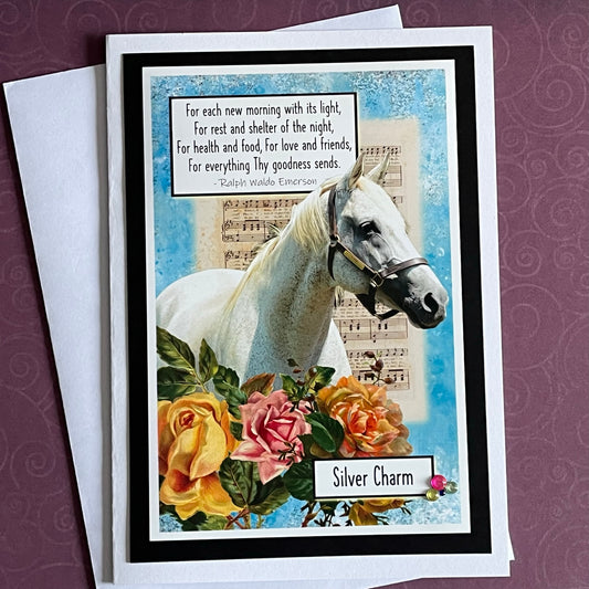 Old Friends Horses Greeting Cards